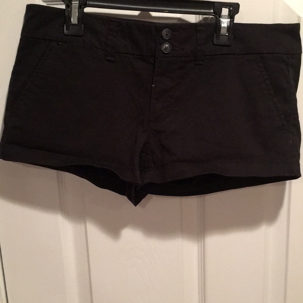 Black Khaki Shorts